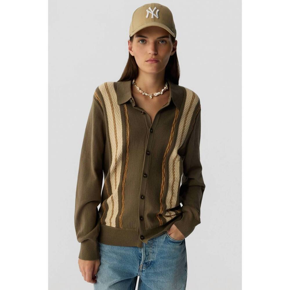 NEW GUEST IN RESIDENCE unisex - baja plaza shirt in cypress combo